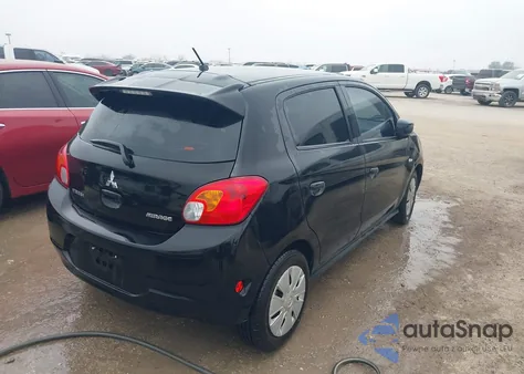 2015 Mitsubishi Mirage De/Rf z USA, uszkodzony, nr VIN ML32A3HJ0FH041777